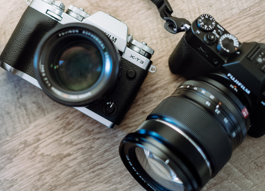 Black Fujilfilm Cameras